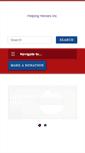 Mobile Screenshot of helpingheroesinc.org